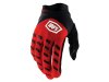 100% Airmatic Youth Gloves  L Red/Black