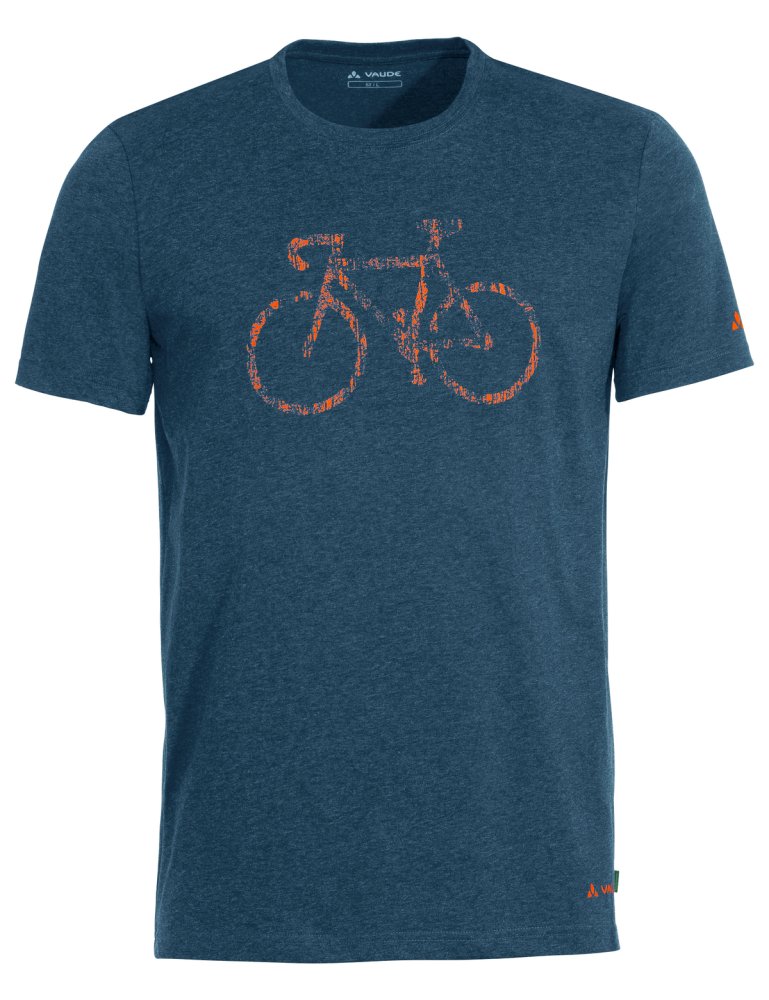 VAUDE Men's Cyclist T-Shirt V bluegrey Größ S