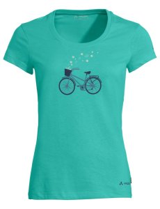 VAUDE Women's Cyclist T-Shirt V peacock Größ 42