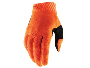 100% Ridefit Glove (FA18)  M orange/black