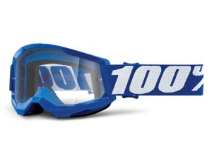 100% Strata 2 Junior Goggle - Clear Lens  unis blue