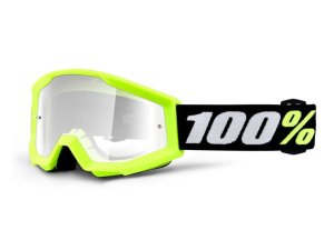 100% Strata Mini Goggle - Clear Lens  unis yellow