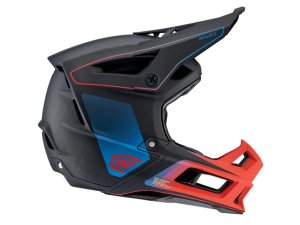 100% Aircraft 2 helmet  L Steel Blue/Neon Red
