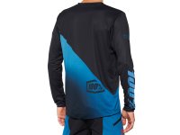 100% R-Core X Long Sleeve Jersey   M Black/Slate Blue