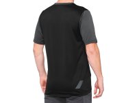100% Ridecamp Short Sleeve Jersey   M Black/Charcoal