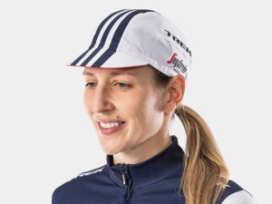 Kopfbedeckung Santini Trek-Segafredo Fahrradkappe EG White